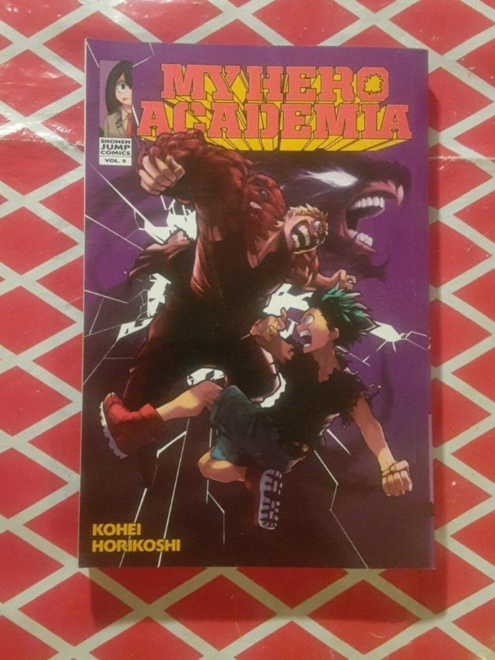 My Hero Academia volume 9 by Kohei Horikoshi. Viz English manga. 4th printing